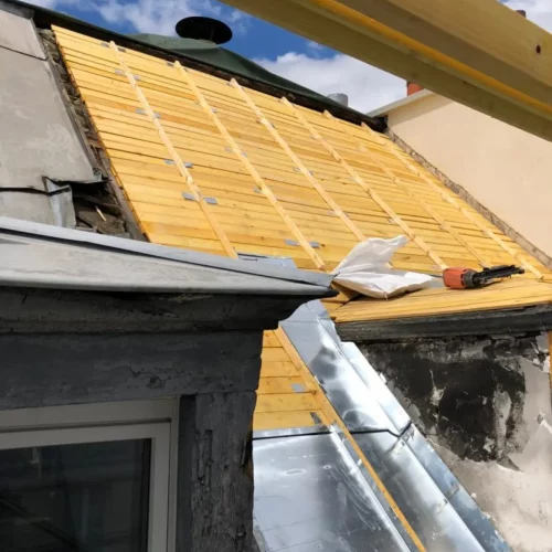 Rénovation toiture zinc