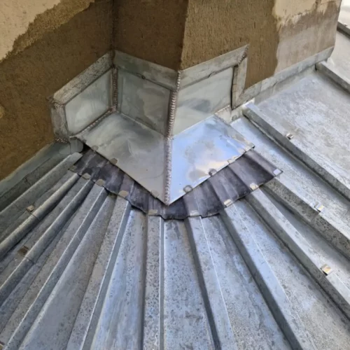 Réparation toiture zinc