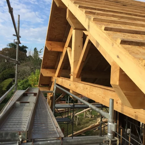 Travaux charpente bois