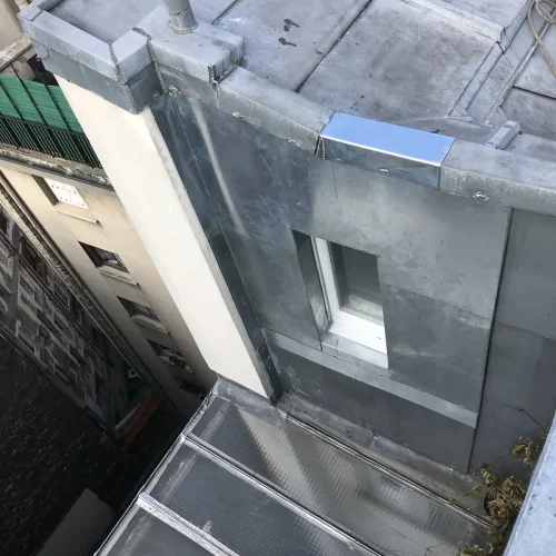 Travaux zinguerie toiture